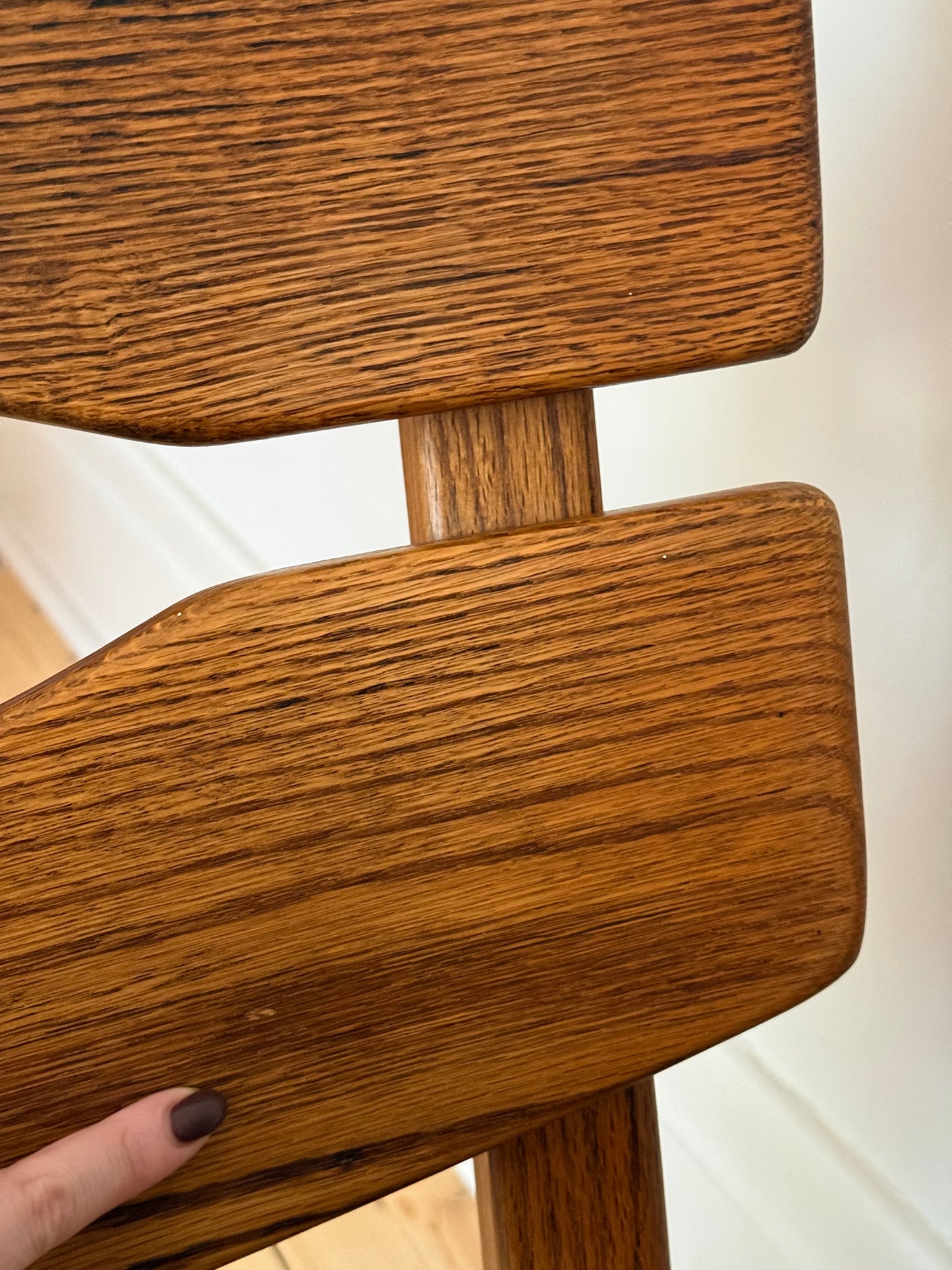 Pair of Brutalist Oak Chairs by Dittmann & Co, Netherlands, 1960's