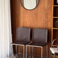 Authentic Calligaris Leather Dining Chairs — Made in Italy (Set of 5)