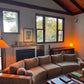 On Hold - Large Modular Soft Camel Velvet Sofa
