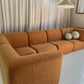 Bespoke Vintage Boucle Curved Modular Sofa