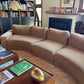 On Hold - Large Modular Soft Camel Velvet Sofa