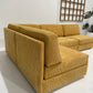 Yellow Corduroy Modular Sofa