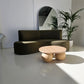 Green Velvet Curved Sofa