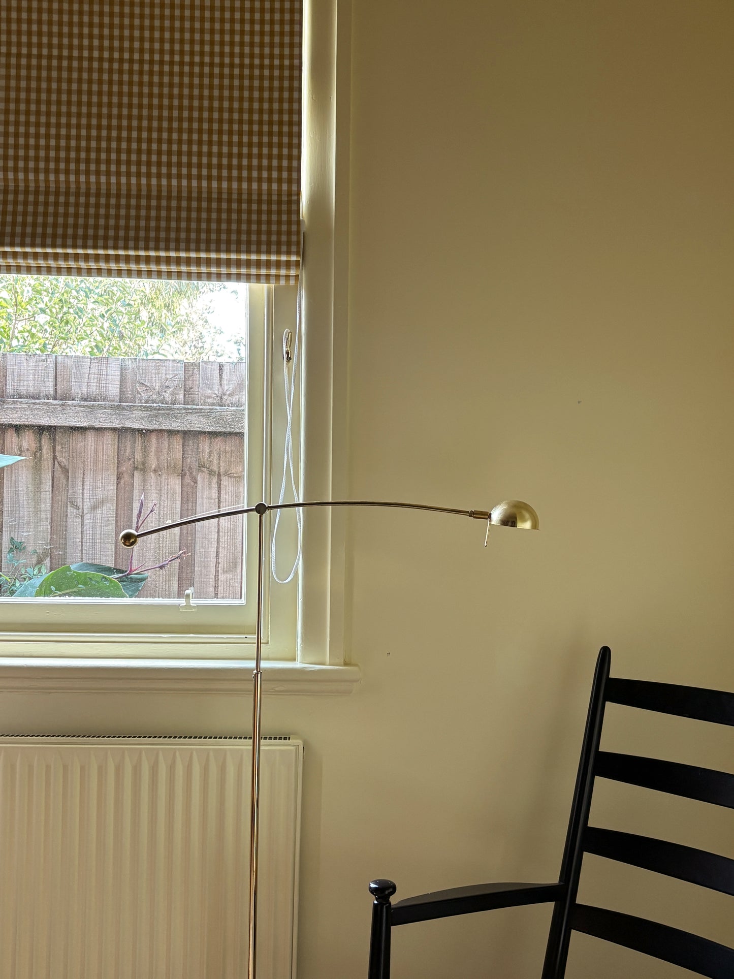 Brass Art Floor Lamp, Belgium 1980s