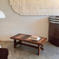 Vintage Retro Tile & Cedar Coffee Table - Spanish Revival