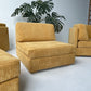 Yellow Corduroy Modular Sofa