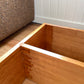 Vintage timber book shelf