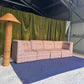 Vintage Pink Tweed Midcentury Modular Sofa, 60’s