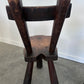 3 French Brutalist Ebonized chairs