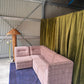 Vintage Pink Tweed Midcentury Modular Sofa, 60’s