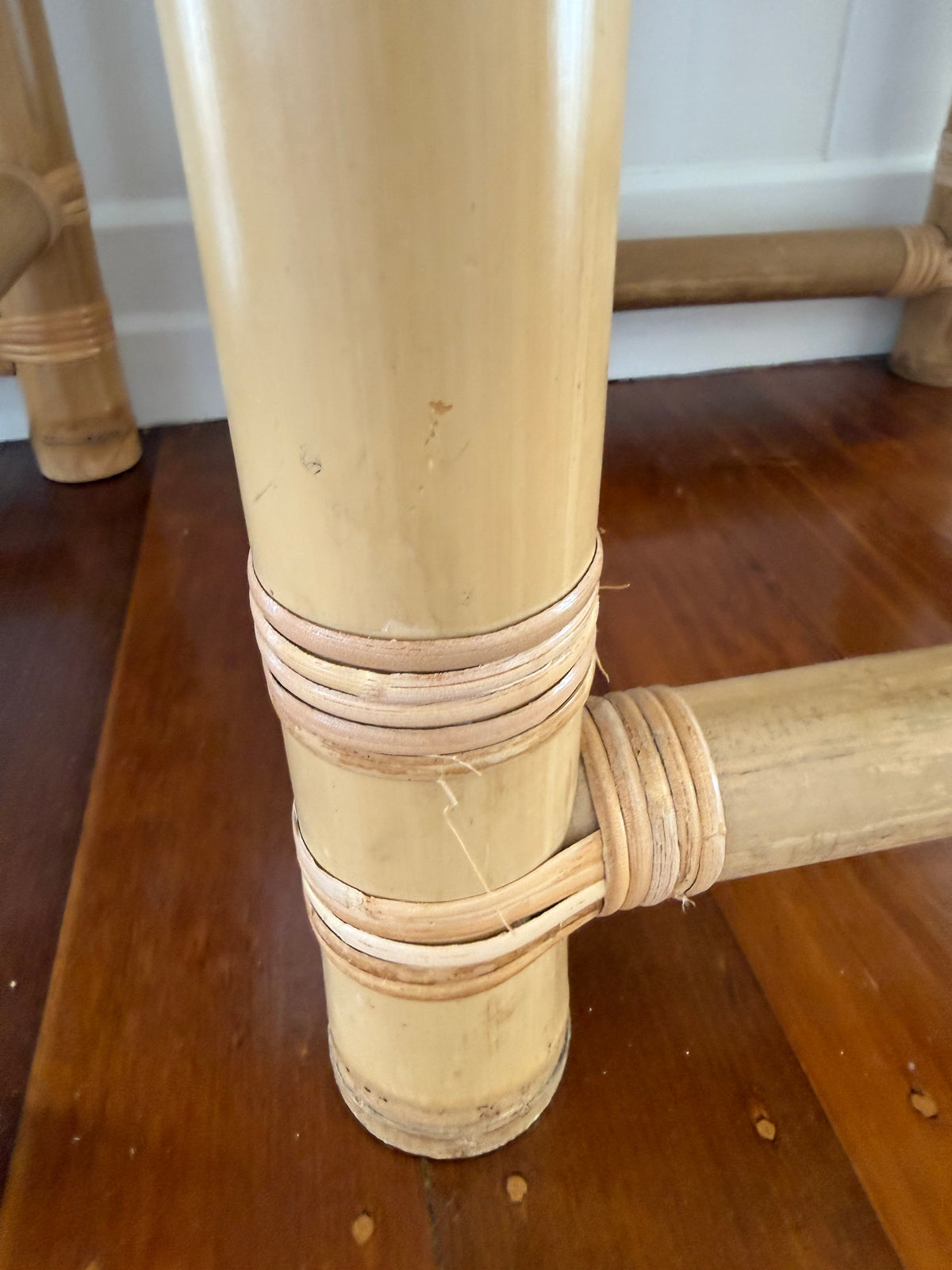 Pair of Bamboo Side Tables