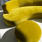 Large Bespoke Chartreuse Sofa with Ottoman