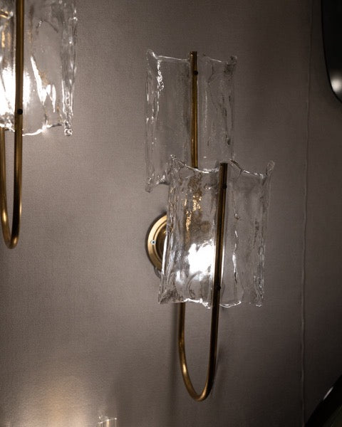 Pair of Murano Glass Wall Sconces