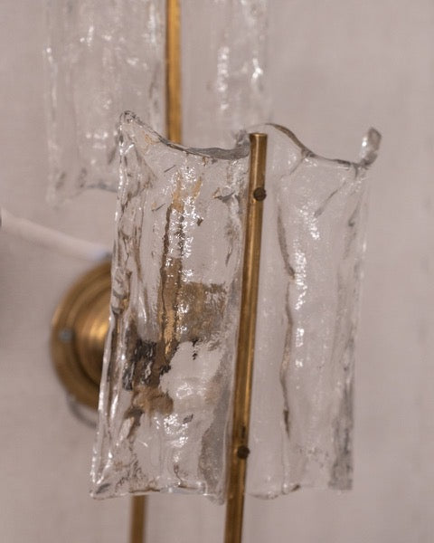 Pair of Murano Glass Wall Sconces