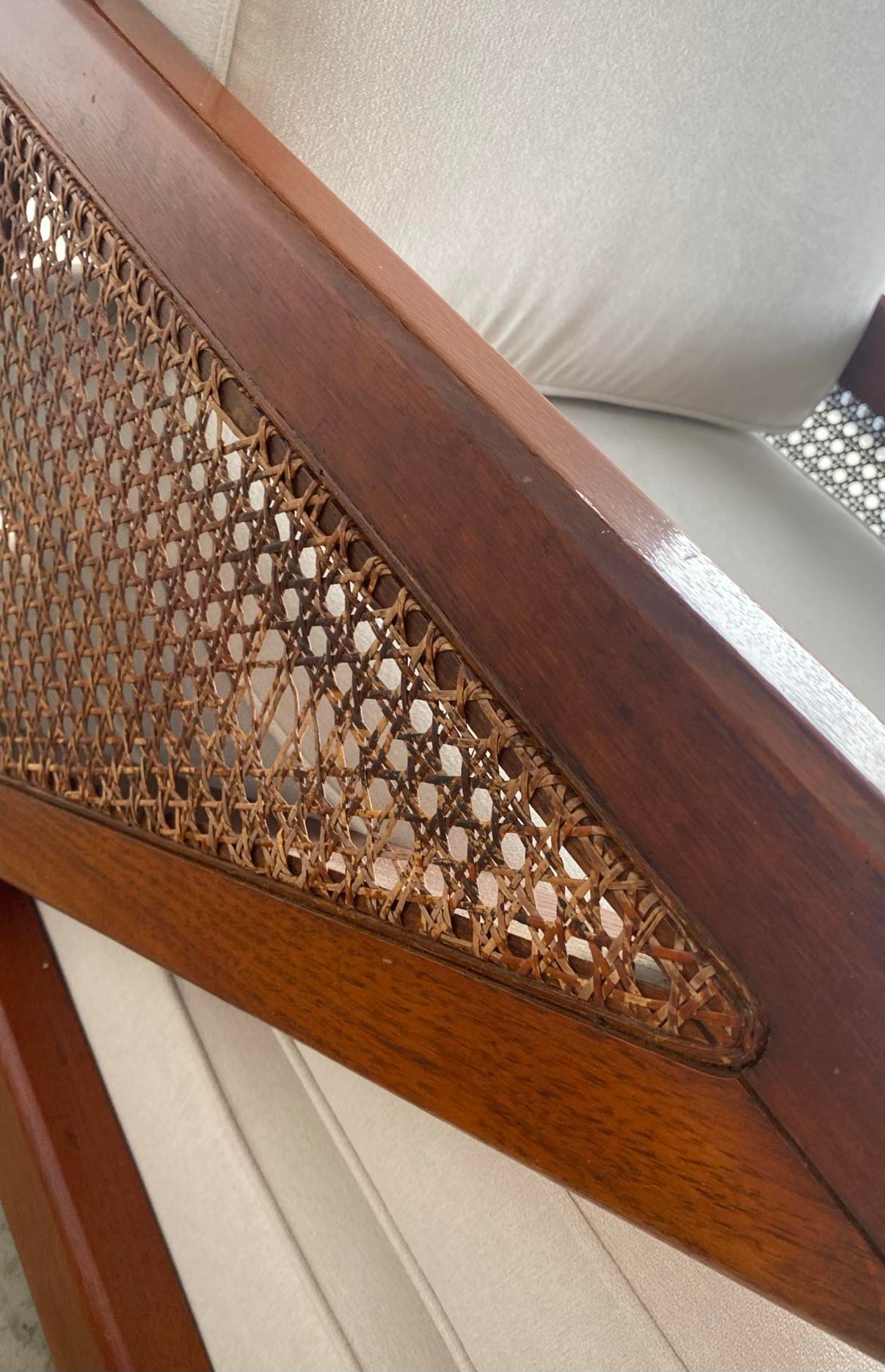 Rattan Sofa and Armchairs (sold separately)