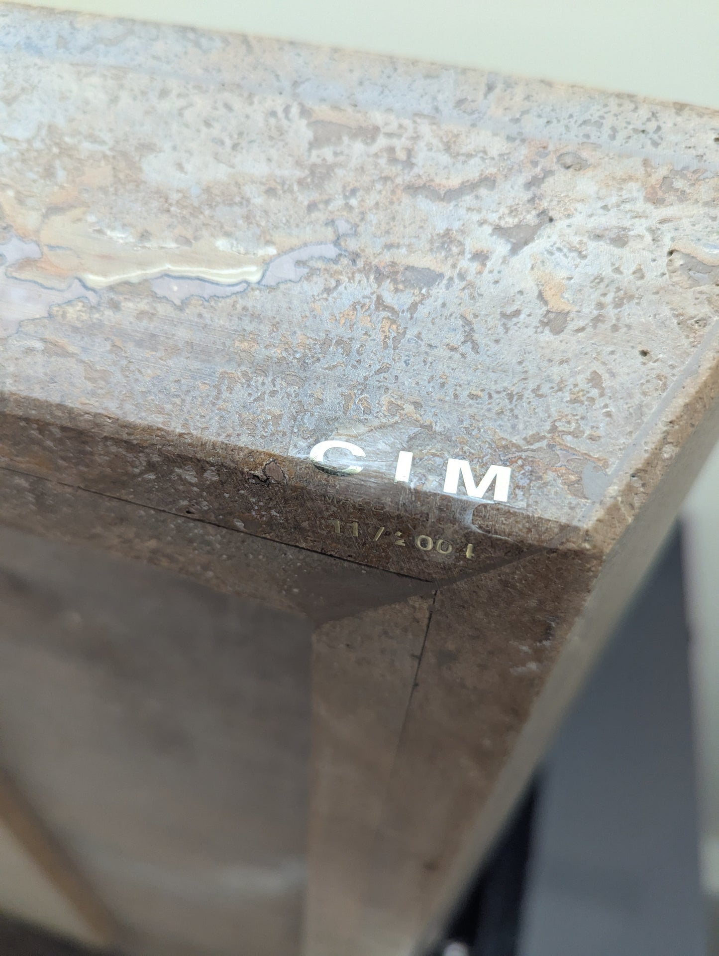 Travertine Dining Table