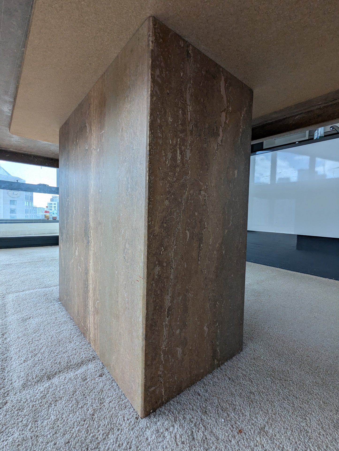 Travertine Dining Table