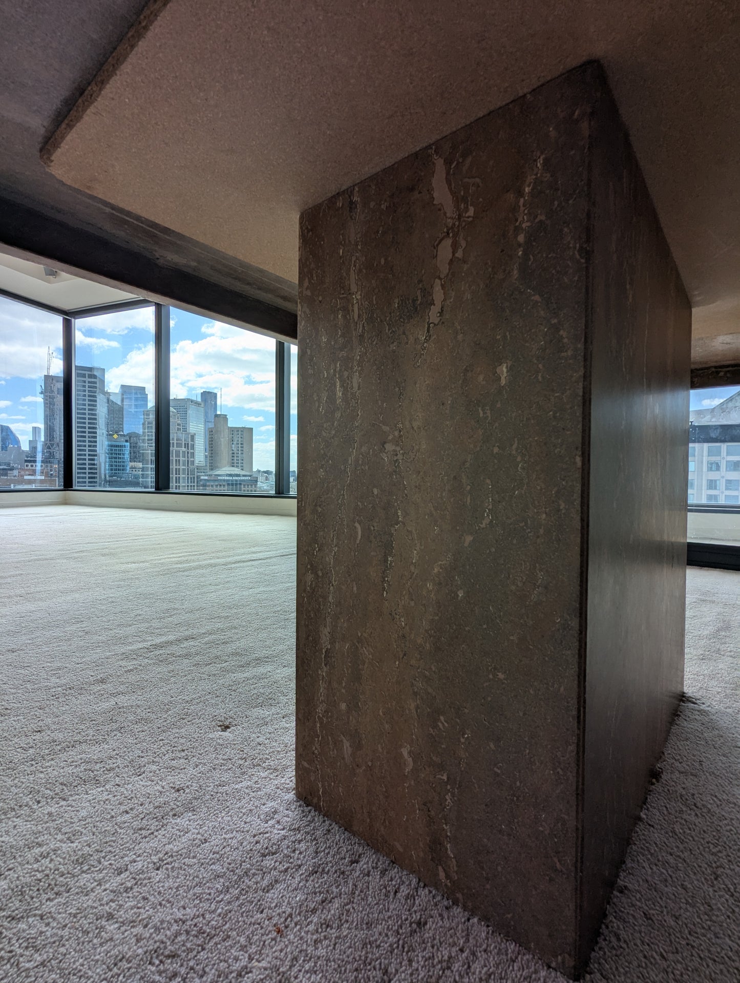 Travertine Dining Table