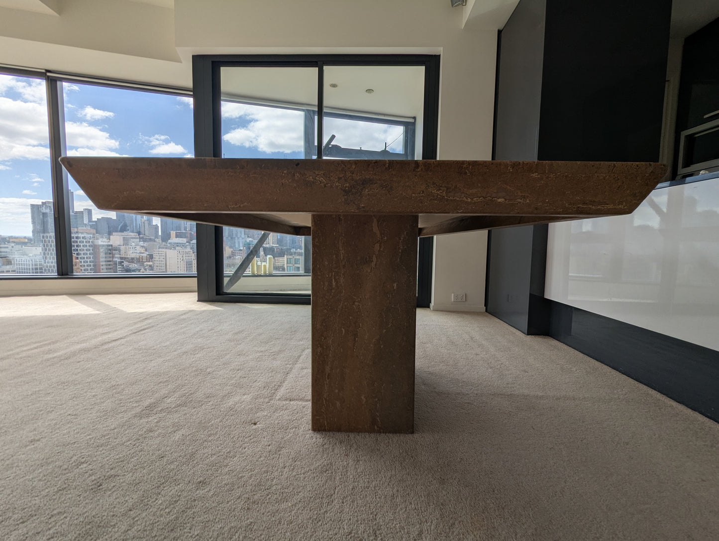 Travertine Dining Table