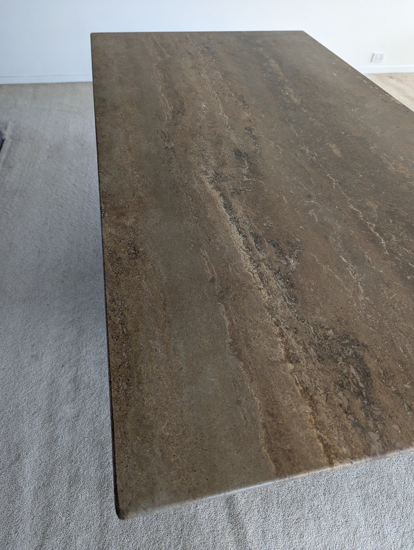 Travertine Dining Table