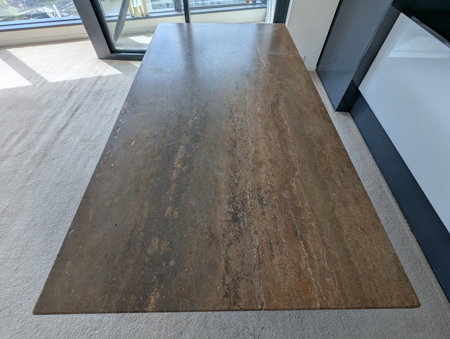 Travertine Dining Table
