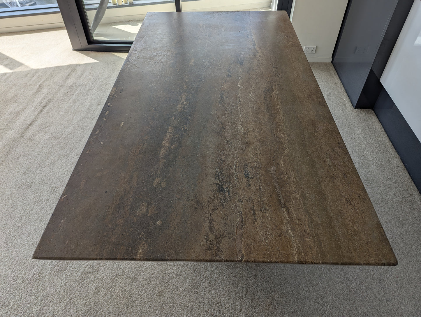 Travertine Dining Table