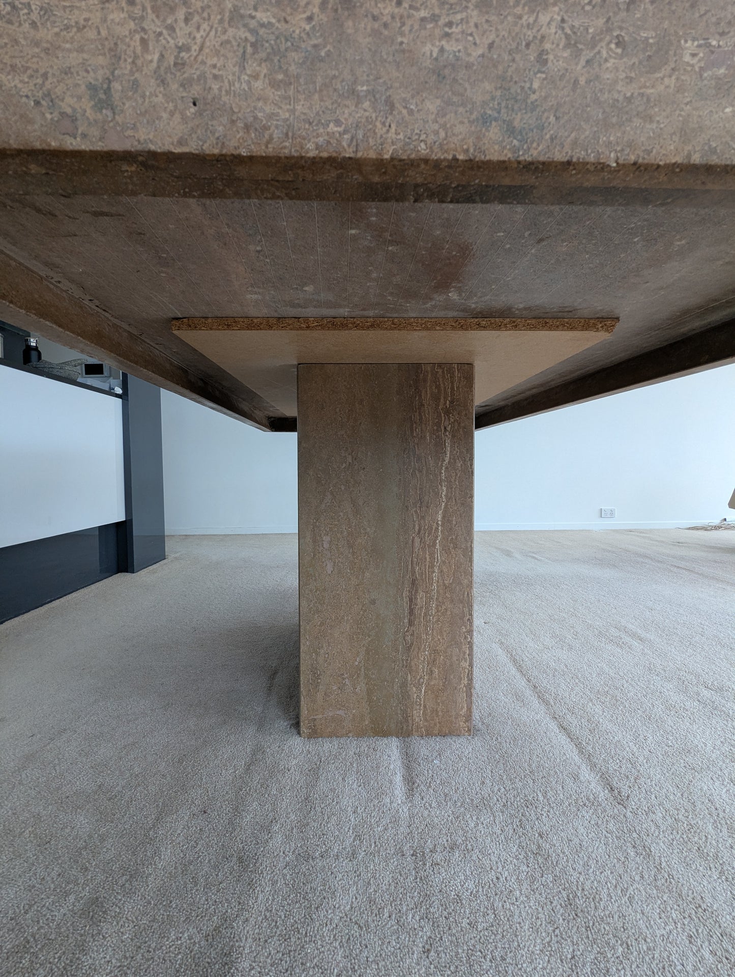 Travertine Dining Table