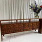 Vintage Carved Wooden Sideboard / Room Divider