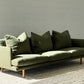 Custom Linen Jardan Nook Sofa