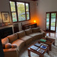 On Hold - Large Modular Soft Camel Velvet Sofa