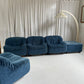 Zotta Vintage Corduroy Modular Chairs - Four Available