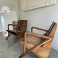 Vintage Burmese Teak and Rattan Easy Chair - Two Available