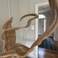 Unique Organic Teak Root Sculpture on Custom Plinth