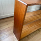 Vintage timber book shelf