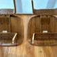- Set of Two Herman Miller Eames LCW Walnut Lounge Chairs