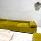 Bespoke Chartreuse Velvet Modular Sofa Set