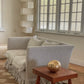 Striped Ruffle Sofa