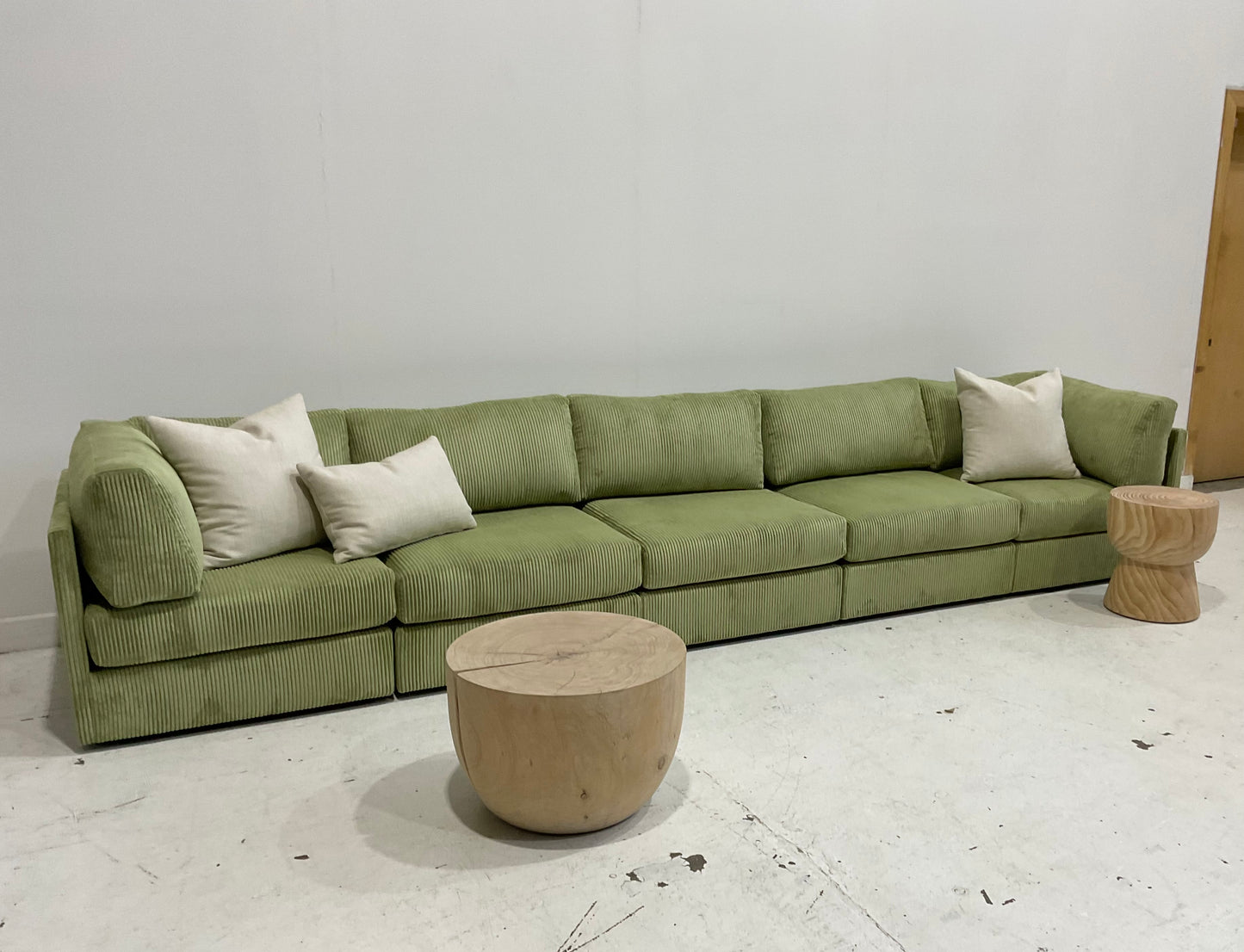 Deposit Custom Order - Yellow Modular Corduroy Sofa