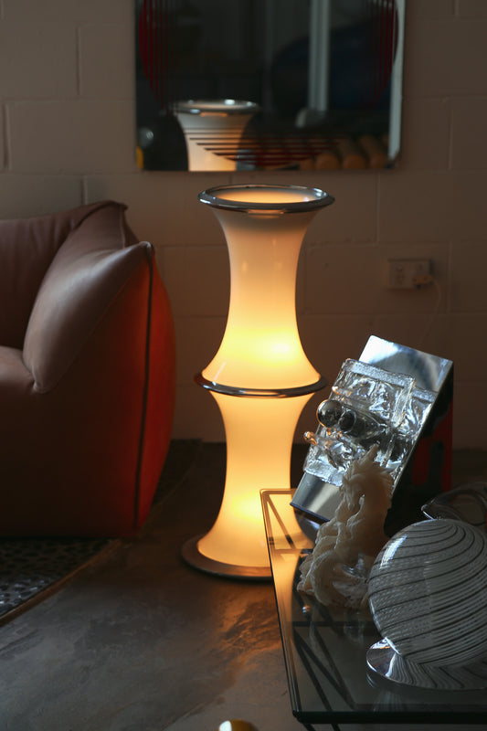 1970s Italian Murano Enrico Tronconi Floor Lamp