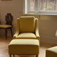 Pair of Lemon Lounge Chairs with Ottomans