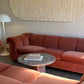 Vintage Dusty Pink Custom Made Sofas, 80's