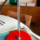 Mid Century red enamel desk lamp