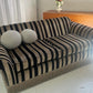 Vintage Stripe Velvet Sofa