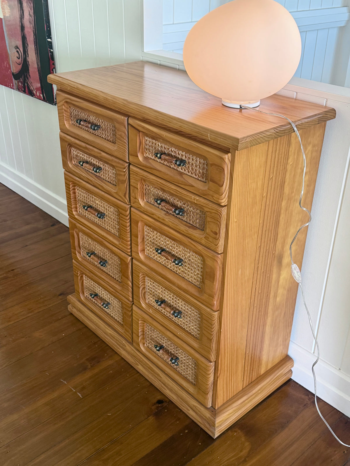 Vintage Tallboy Dresser