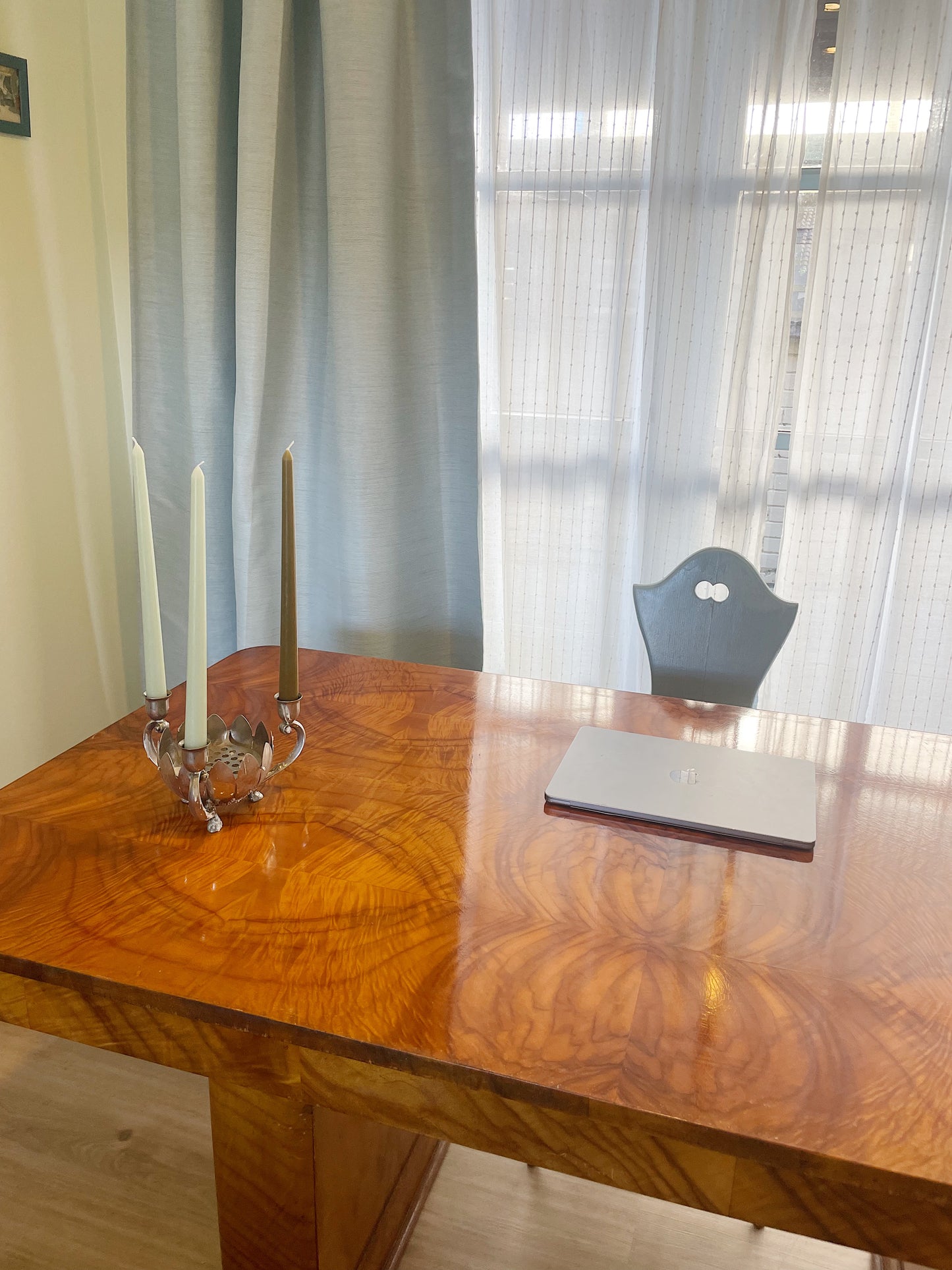 Vintage Burl Wood Table