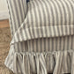 Striped Ruffle Sofa