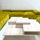Bespoke Chartreuse Velvet Modular Sofa Set