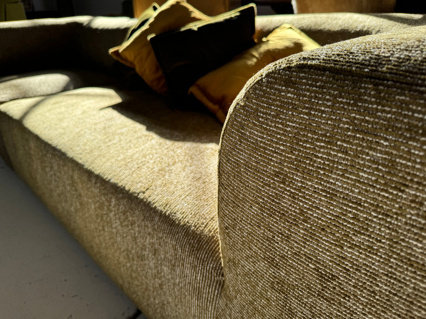 Bespoke Vintage Olive Modular Sofa Set