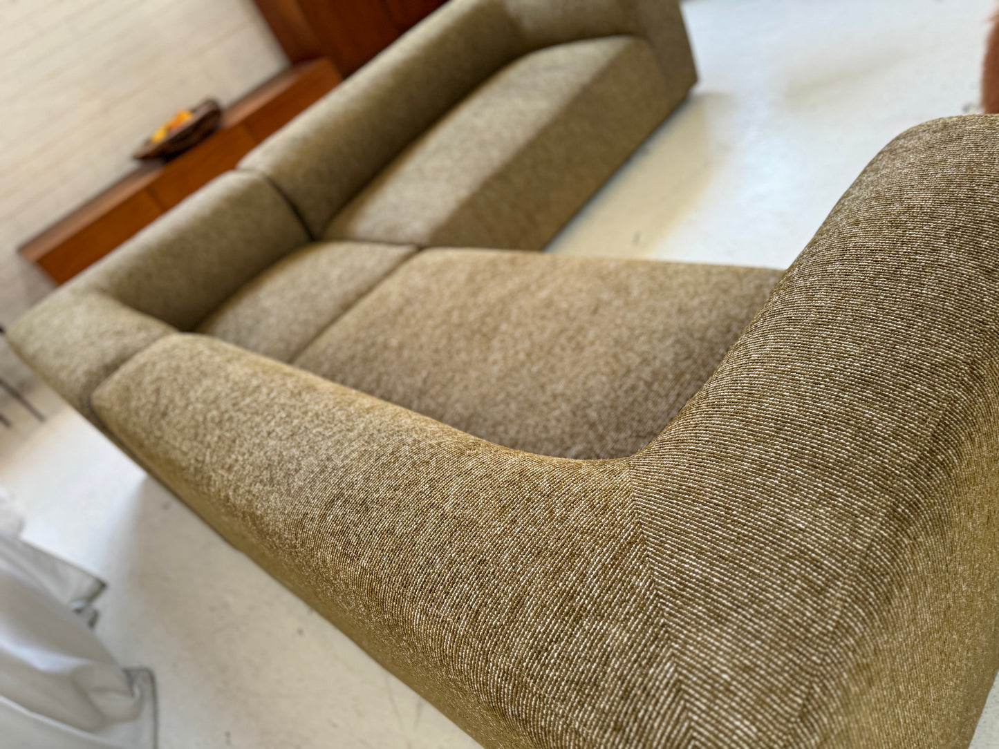 Bespoke Vintage Olive Modular Sofa Set