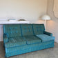 Vintage Blue / Green Striped Midcentury Sofa, 60’s